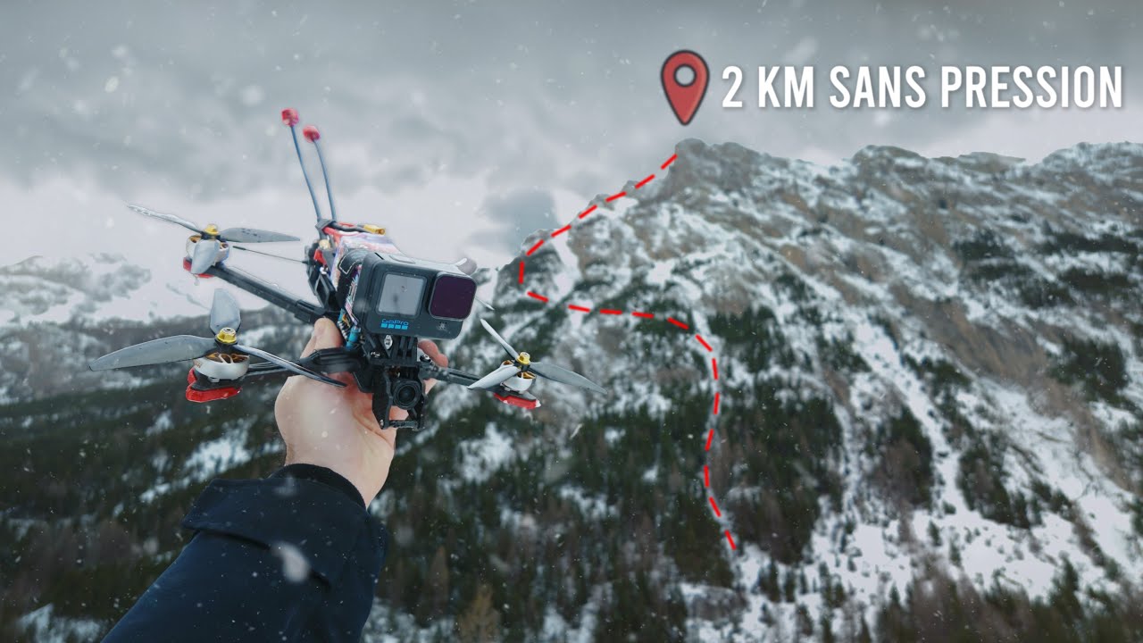 Drone FPV à la Montagne... Je teste mes nouvelles LiPos