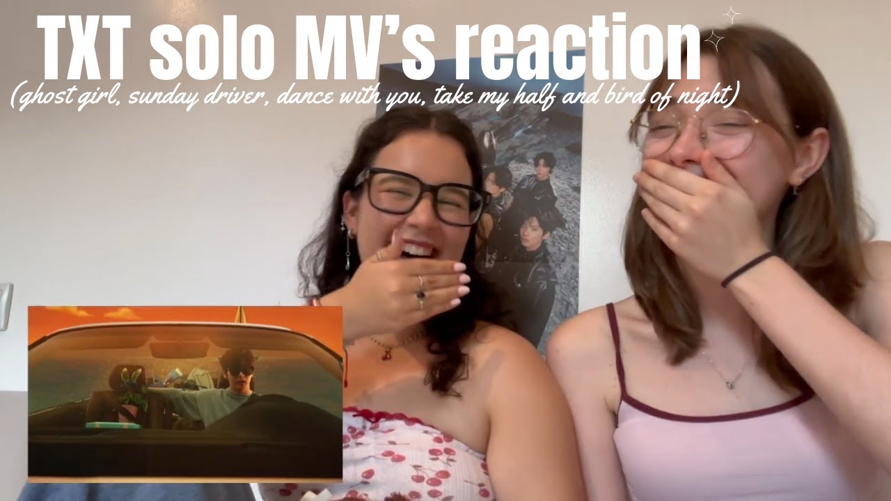Reacting to TXT's solo MV's- destiny girlz diaries #19