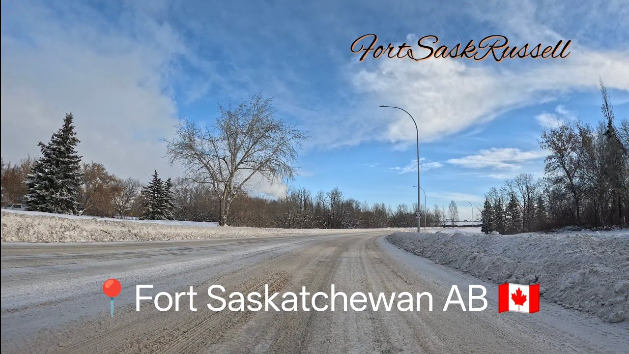 Fort Saskatchewan AB 🇨🇦 Industrial Area Driving Tour January 2026