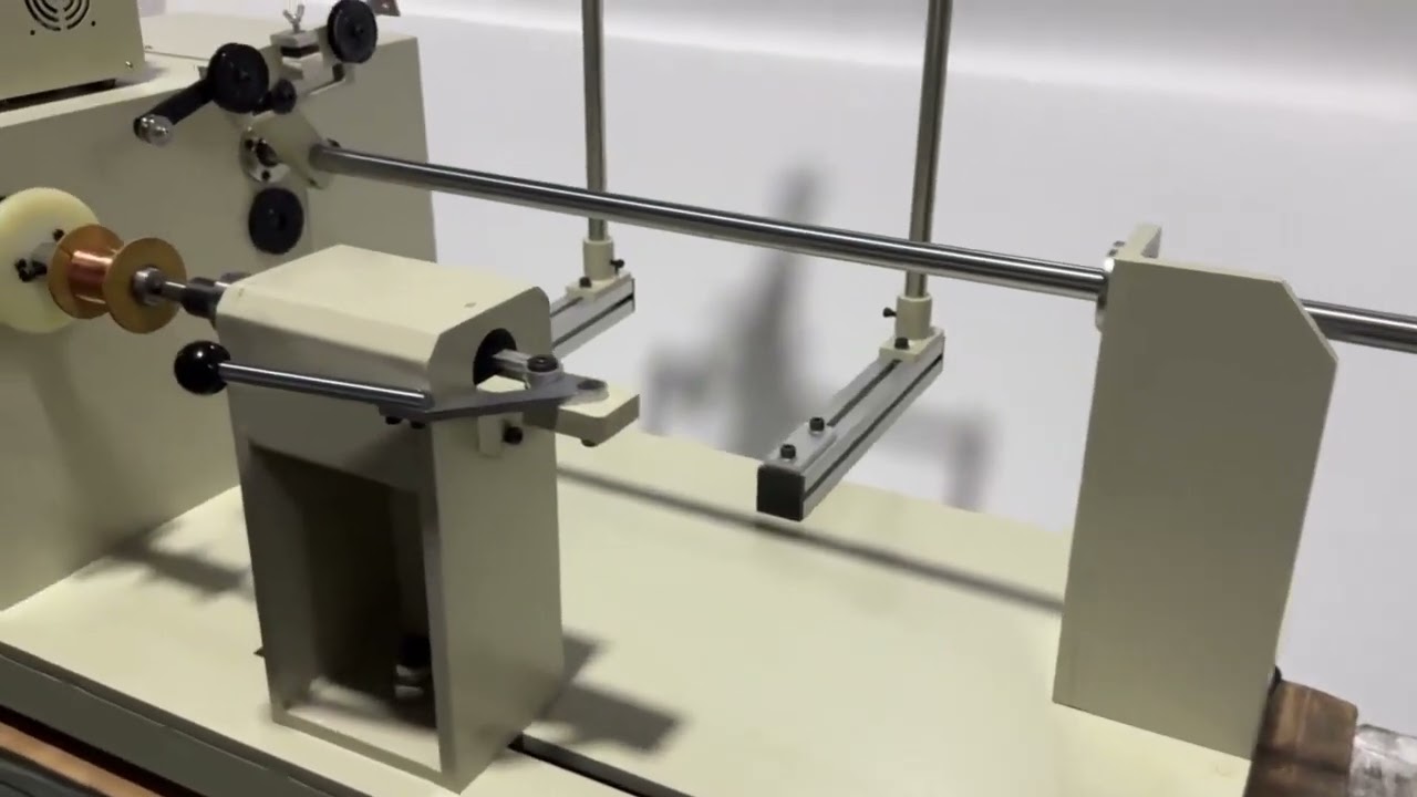 Live Demo: Semi‑Automatic Copper Wire Coil Winding Machine in Action