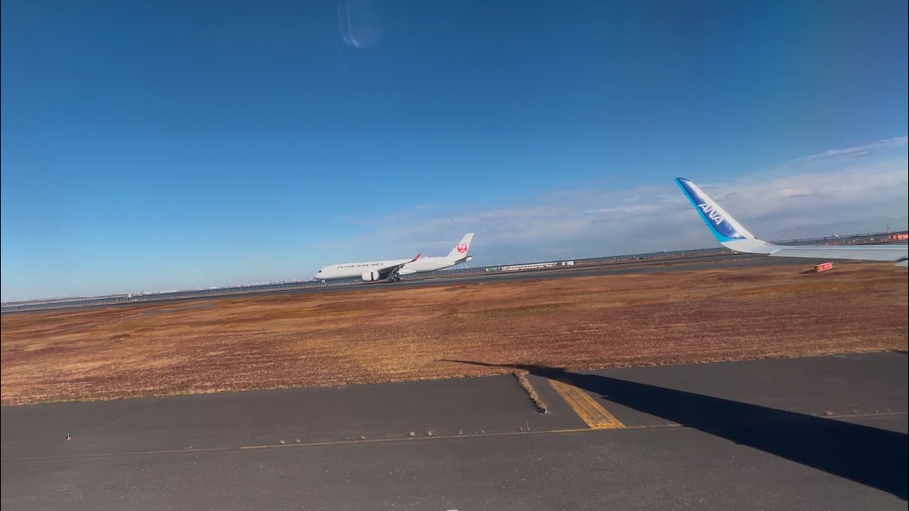 ANA377 離陸 羽田空港発→根室中標津港空行【飛行機コレクション】