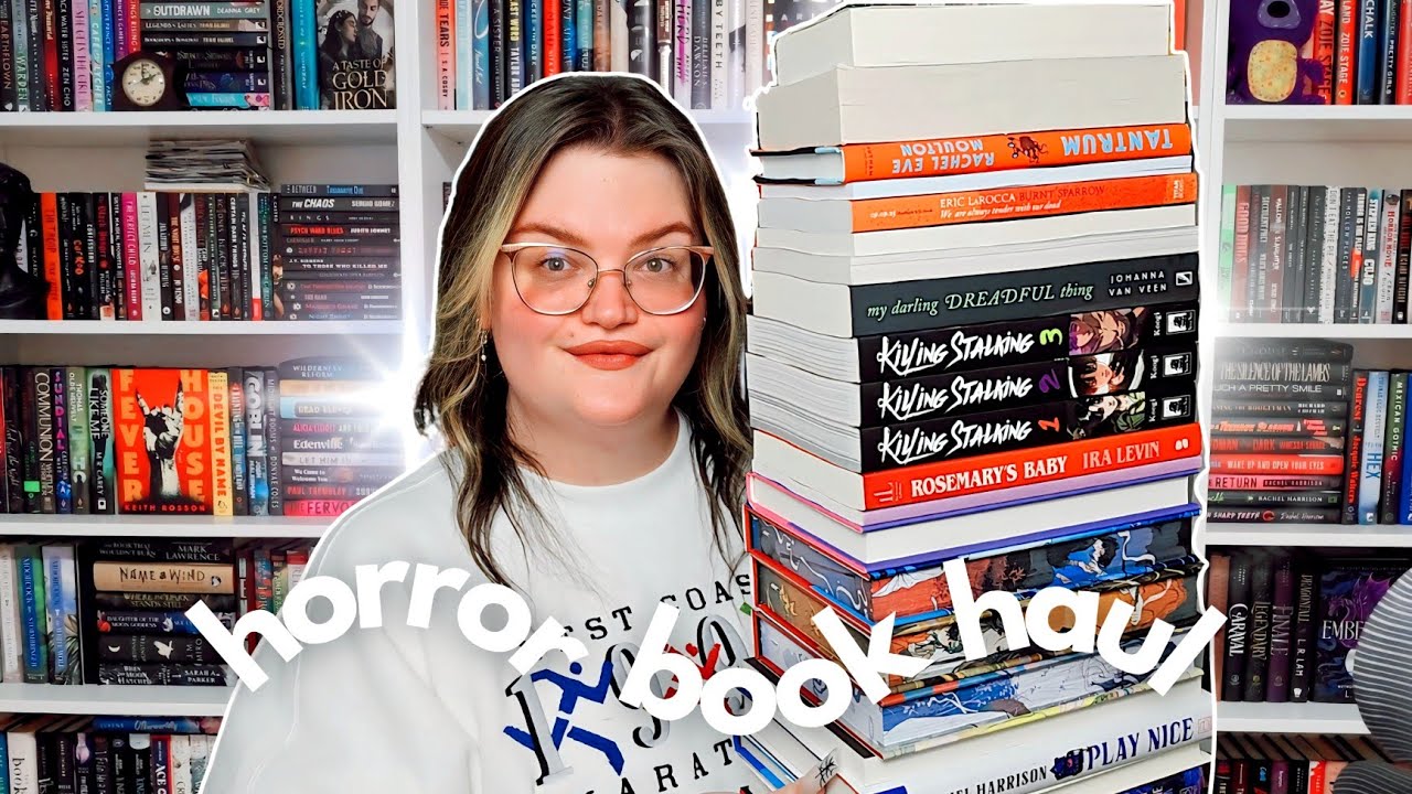 NEW HORROR BOOK HAUL 💀🎃 just in time for Halloween