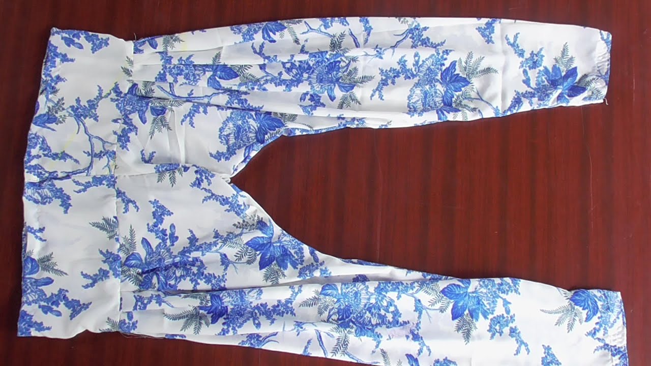 Class 30: Chudithar pant cutting and stitching methods | Tailoring course - Basic | jini Fashions