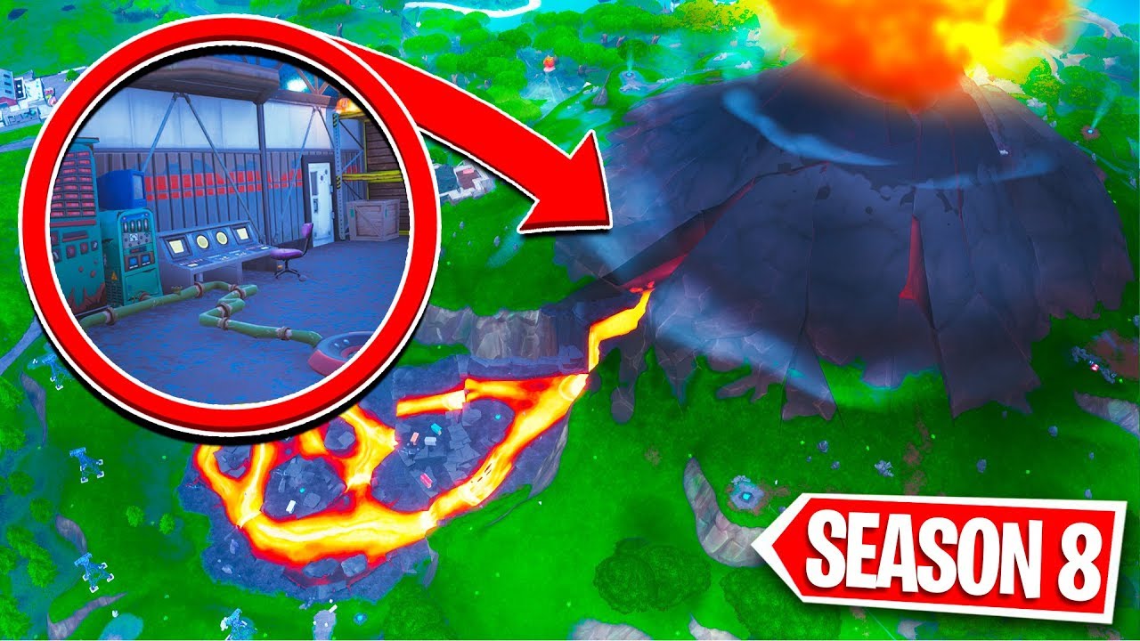 LA BASE SEGRETA NASCOSTA DENTRO IL VULCANO!! - FORTNITE