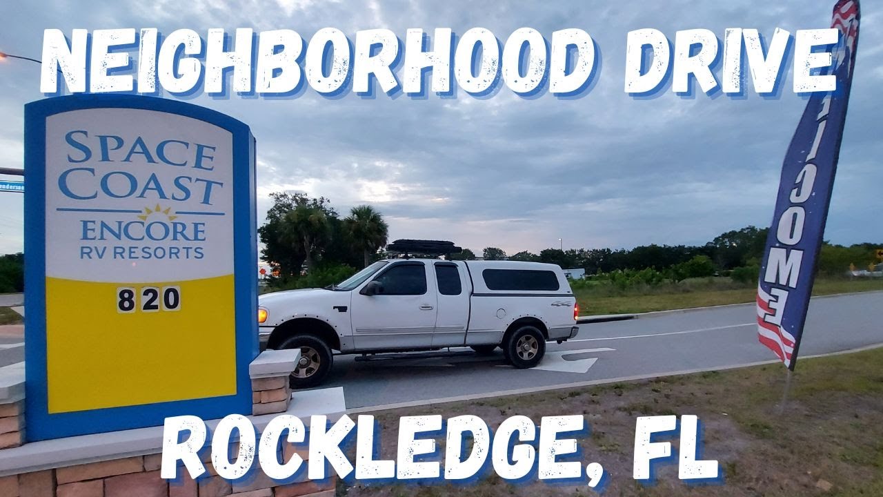 Space Coast Florida Neighborhood Drive | Rockledge Florida Drive Around Town | S5E31