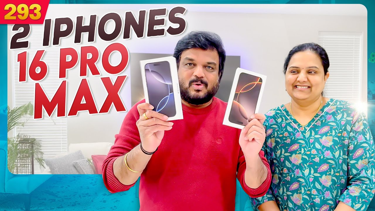 2 iPhones Arrived 😍| iPhone 16 Pro Max  | VAAS Family