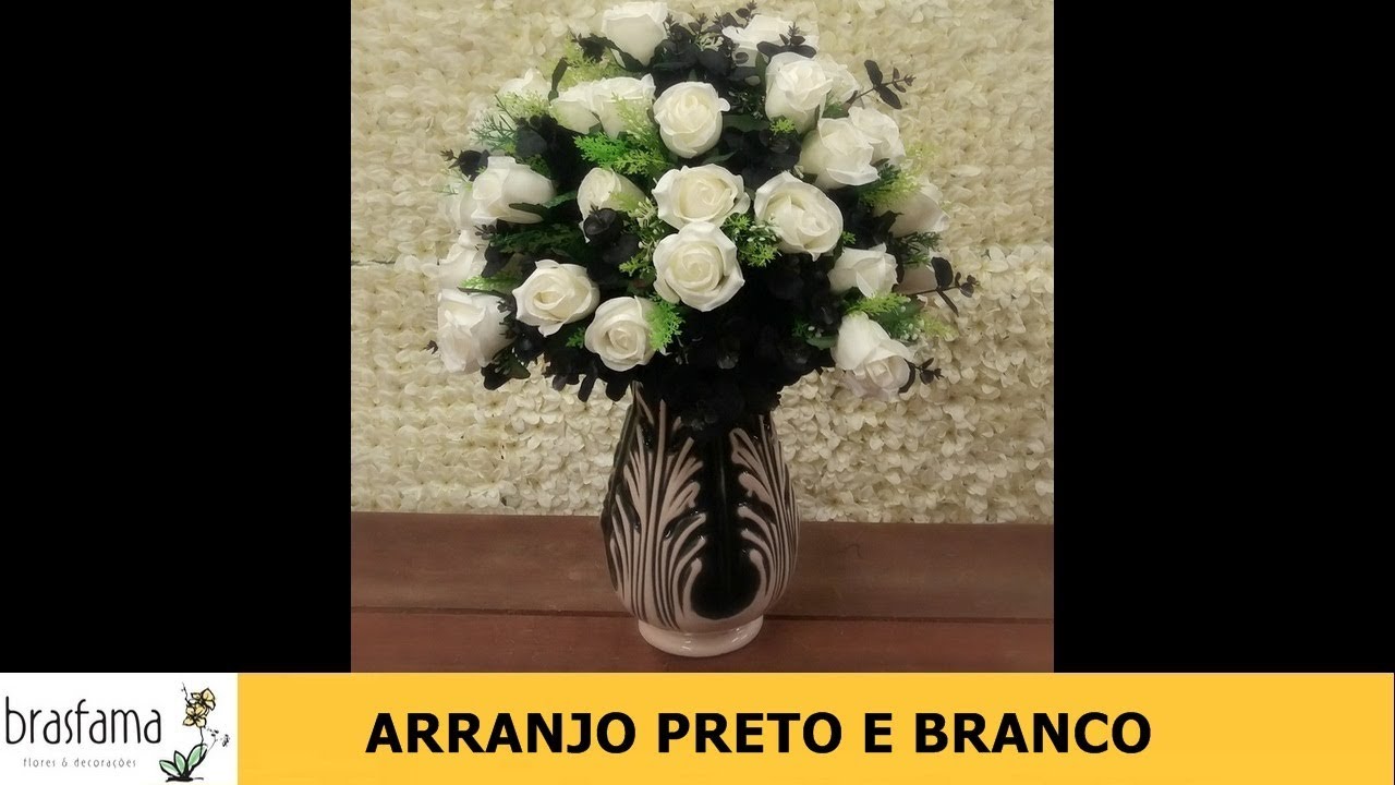 ARRANJO PRETO E BRANCO - NOVIDADE!!  DECORE SUA FESTA E ARRASE !