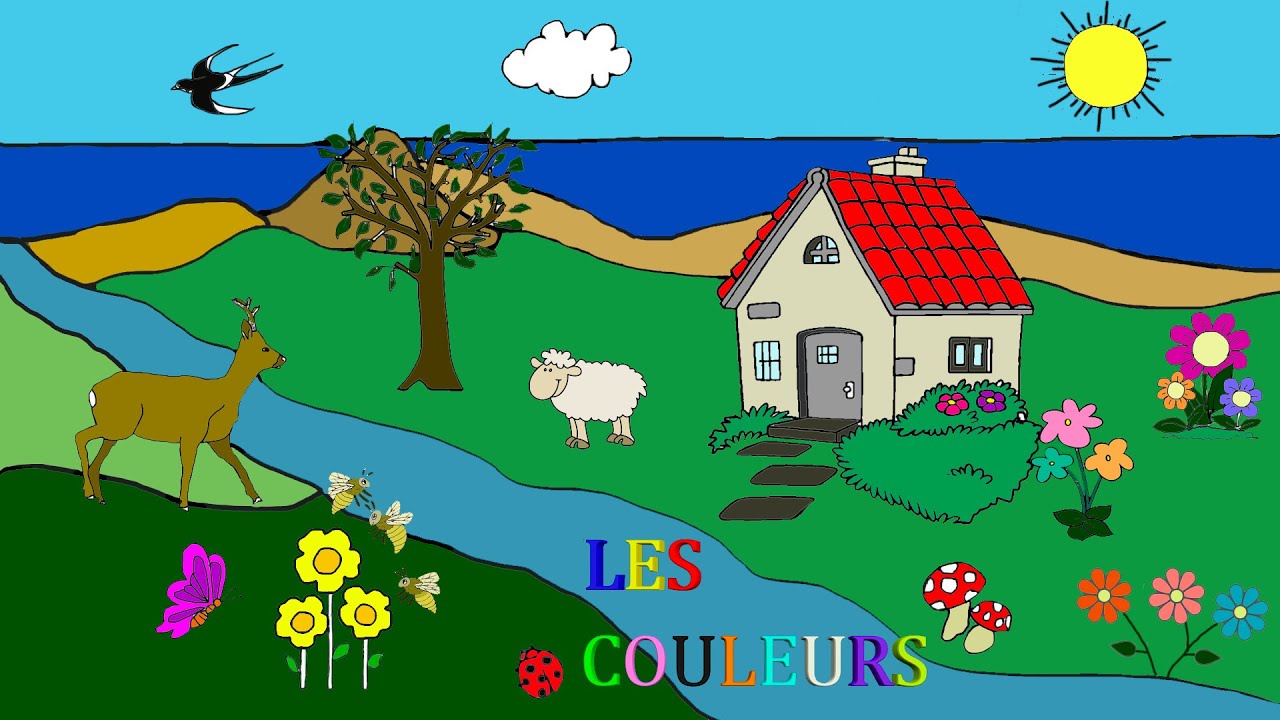 Les couleurs - Chanson éducative pour apprendre les couleurs, paroles & musique: Didier LESTER