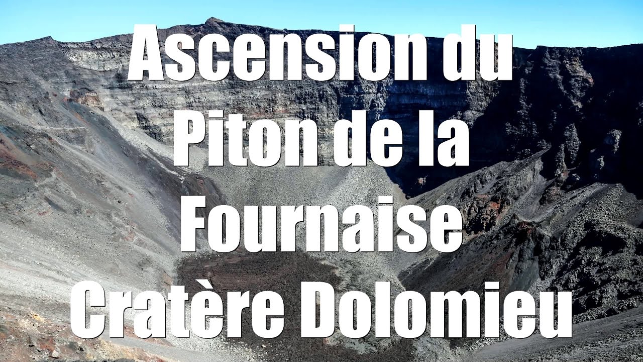Ascension du Piton de la Fournaise (cratère Dolomieu) La REUNION + Survol hélicoptère