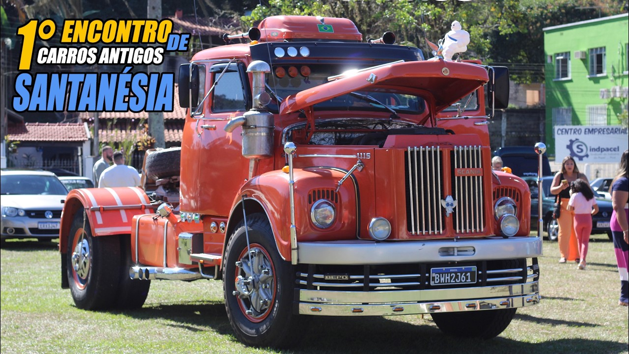 Encontro de Carros Antigos em Santanésia Piraí RJ 2024