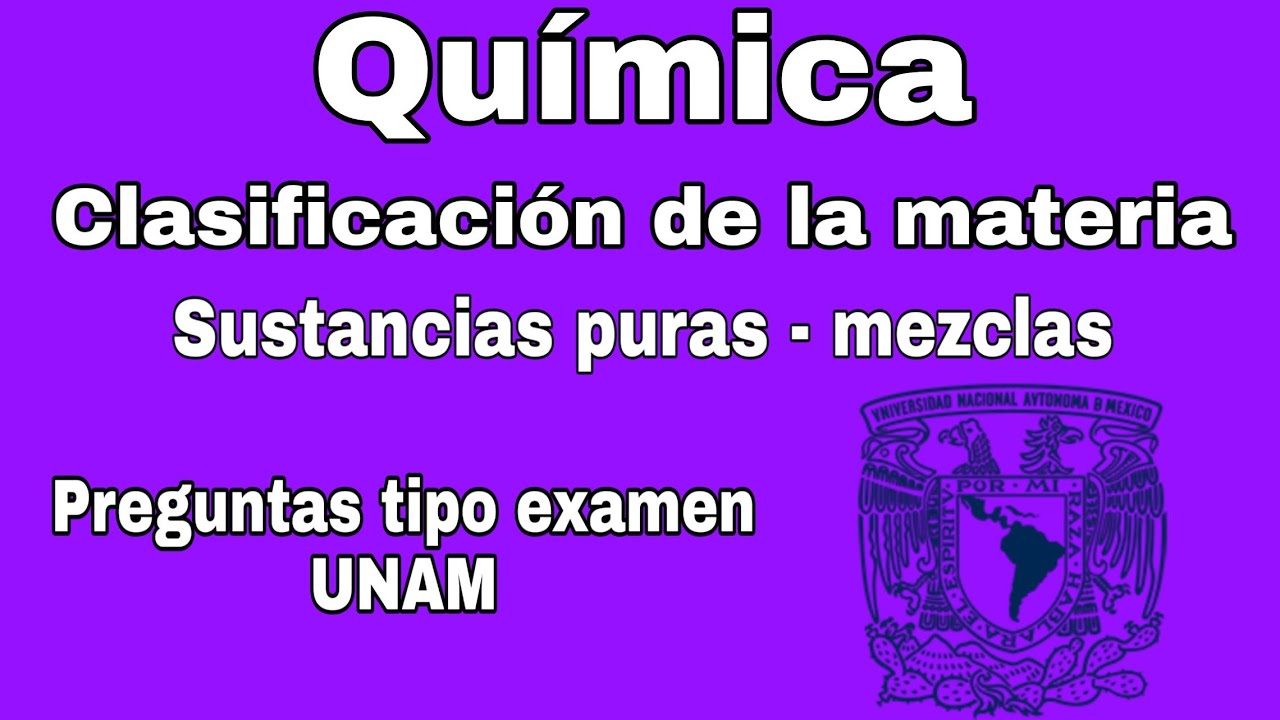 1.1 Clasificación de la materia | Mezclas| Química