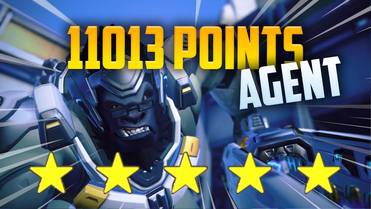 (11013 Points Maxed) WINSTON | AGENT | HERO MASTERY