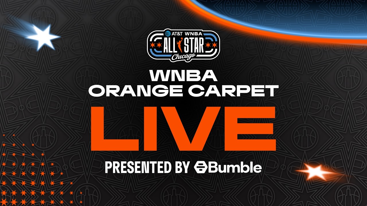 WNBA 2026 All-Star Orange Carpet LIVE presented by Bumble