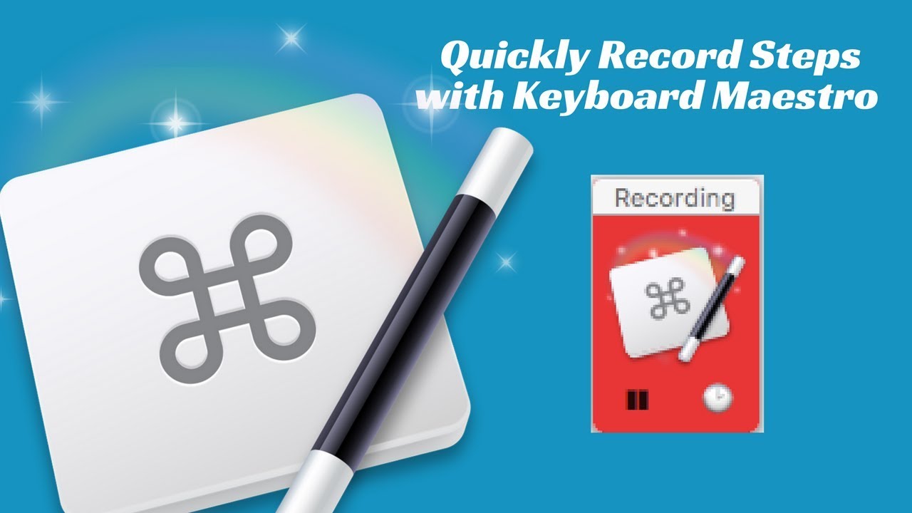 Быстрая запись в Keyboard Maestro для Mac