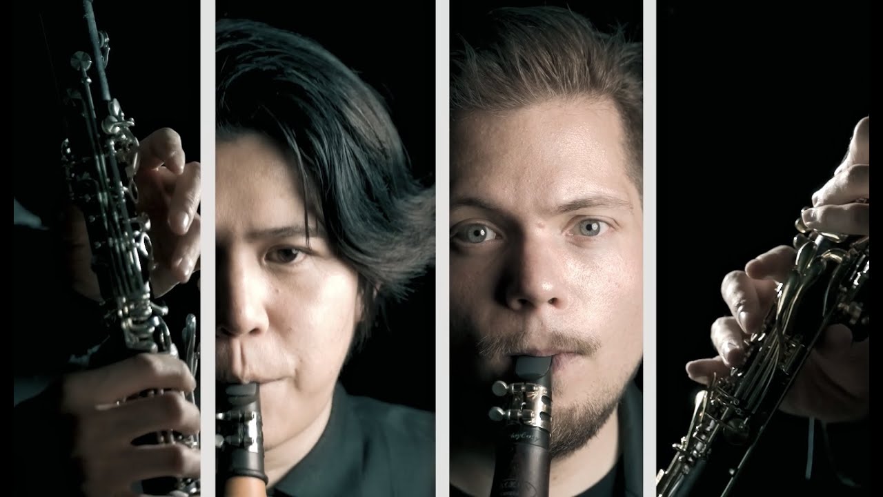 Twin Tweets by Day Fujikura played by Makoto Yoshida and Istv&aacute;n Koh&aacute;n&nbsp;(clarinet) WITH HEADPHONE