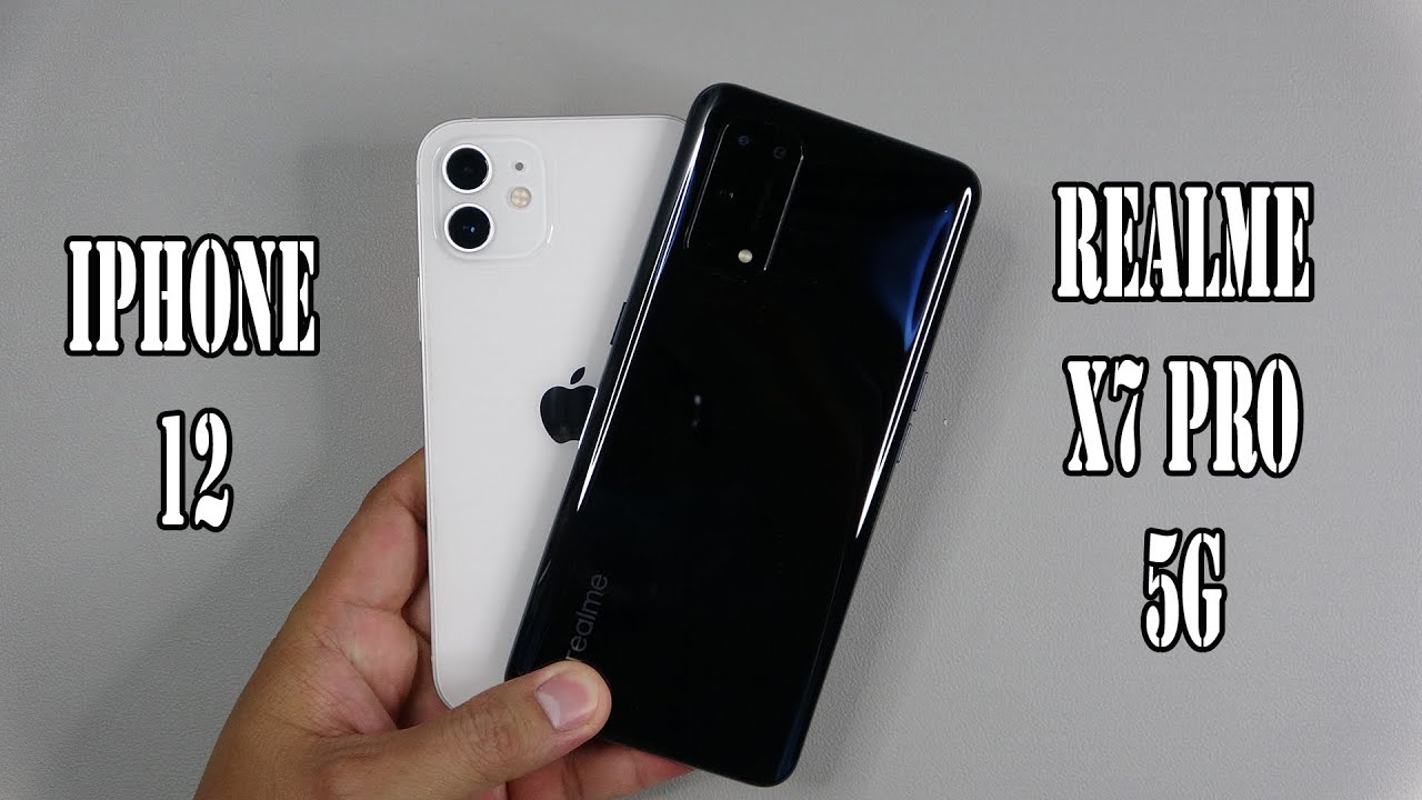 iPhone 12 vs Realme X7 Pro 5G | SpeedTest and Camera comparison
