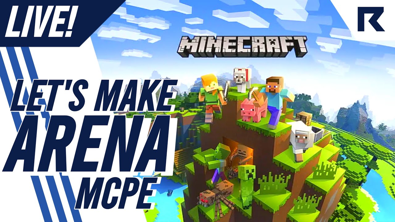 Day 4 Lanjut Build Arena! - Minecraft PE Indonesia