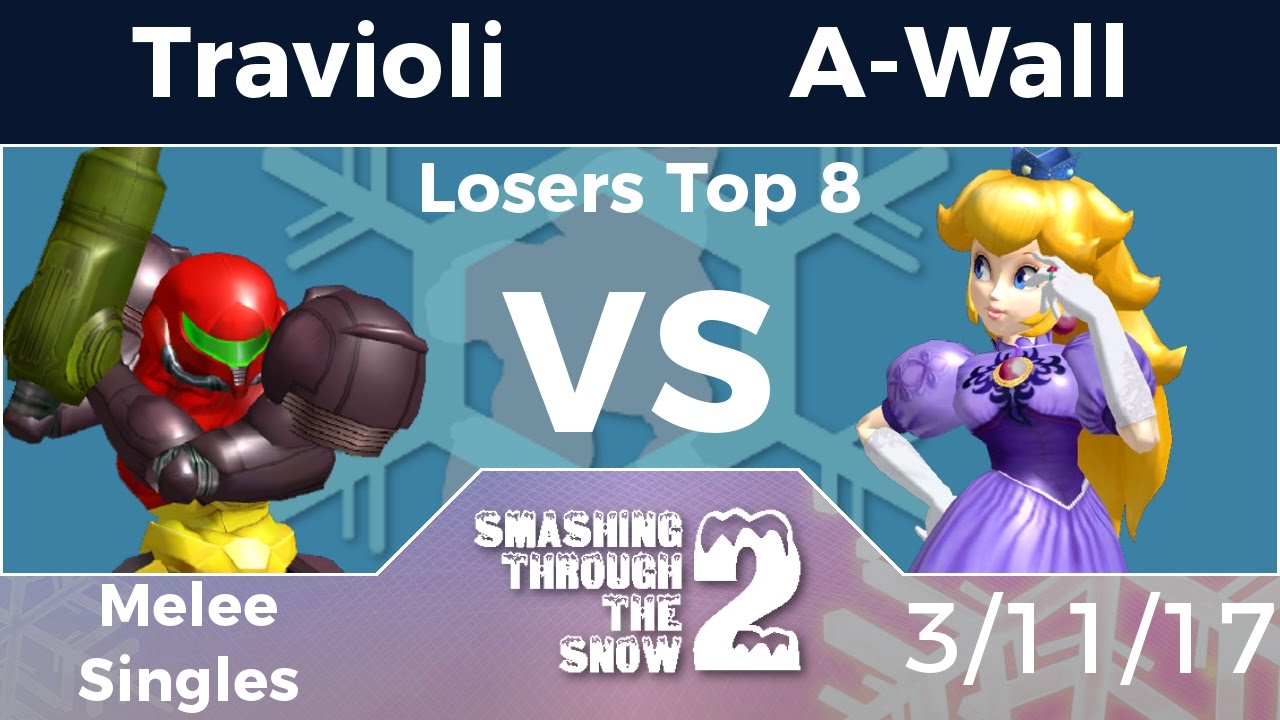 STTS2 Melee Singles - Travioli (Samus) vs. A-Wall (Peach, Jigglypuff) - Losers Top 8