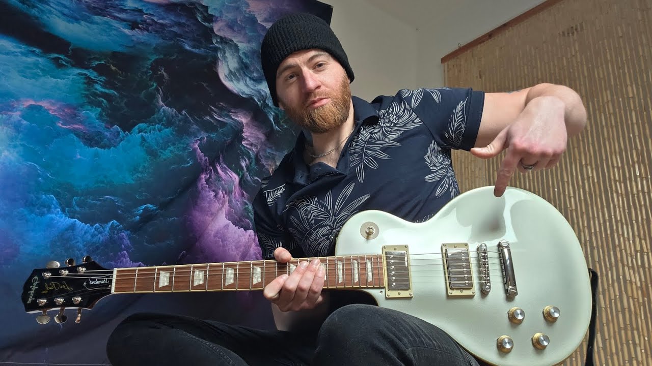 Epiphone Les paul standard 60s silver mist review soundtest 
