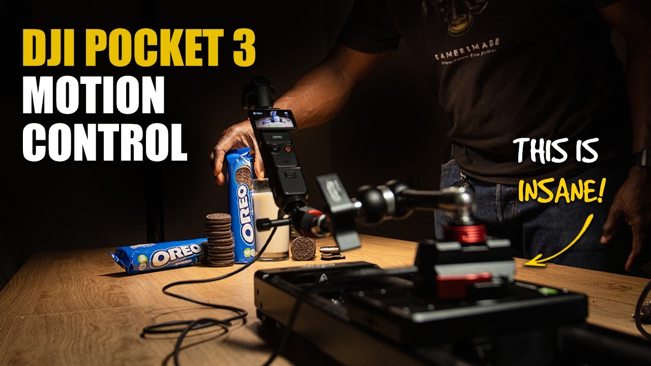Я снял рекламный ролик Spec Oreo с помощью DJI Pocket 3 и слайдера Nano 2.