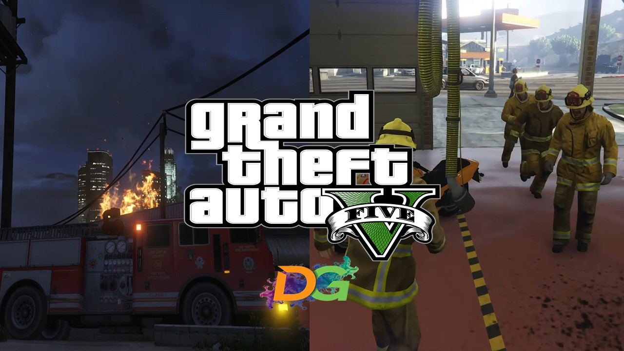 [ GTA 5 ] Online Mode || Become a Firefighter in GTA 5 Online Ep.4