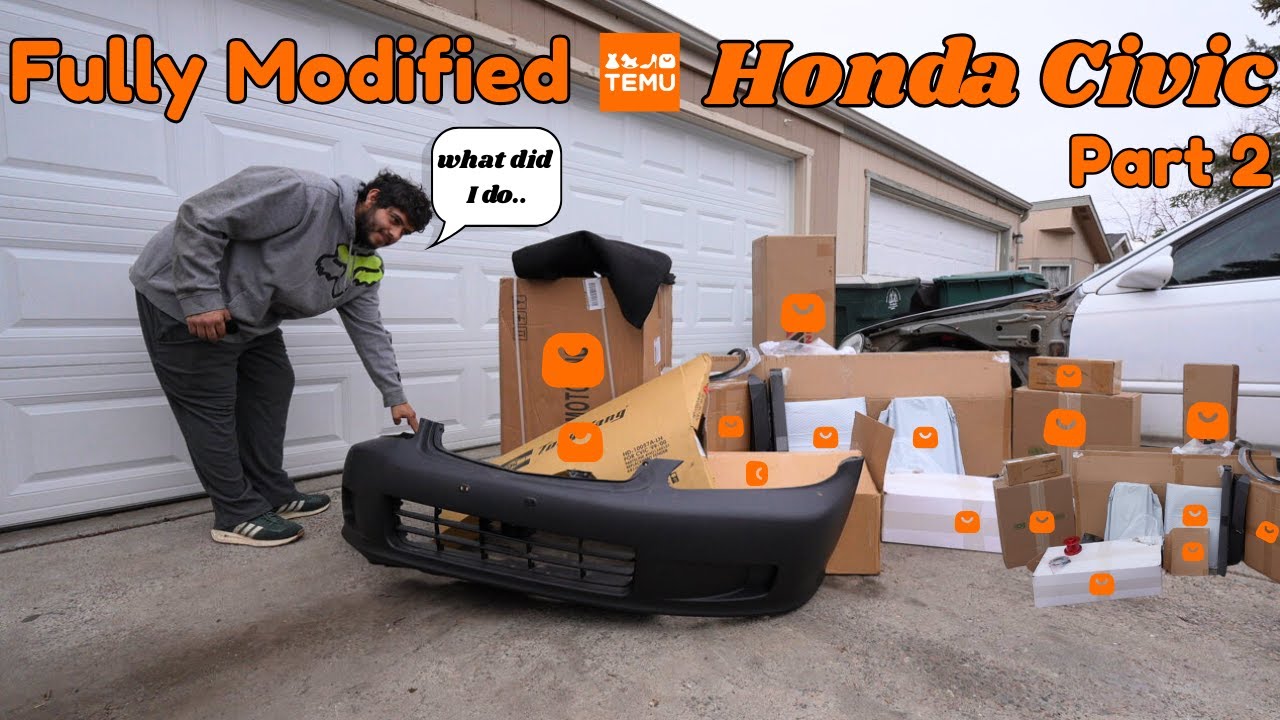 Building A Honda Civic With Only Temu Parts | Honda Civic Pt. 2