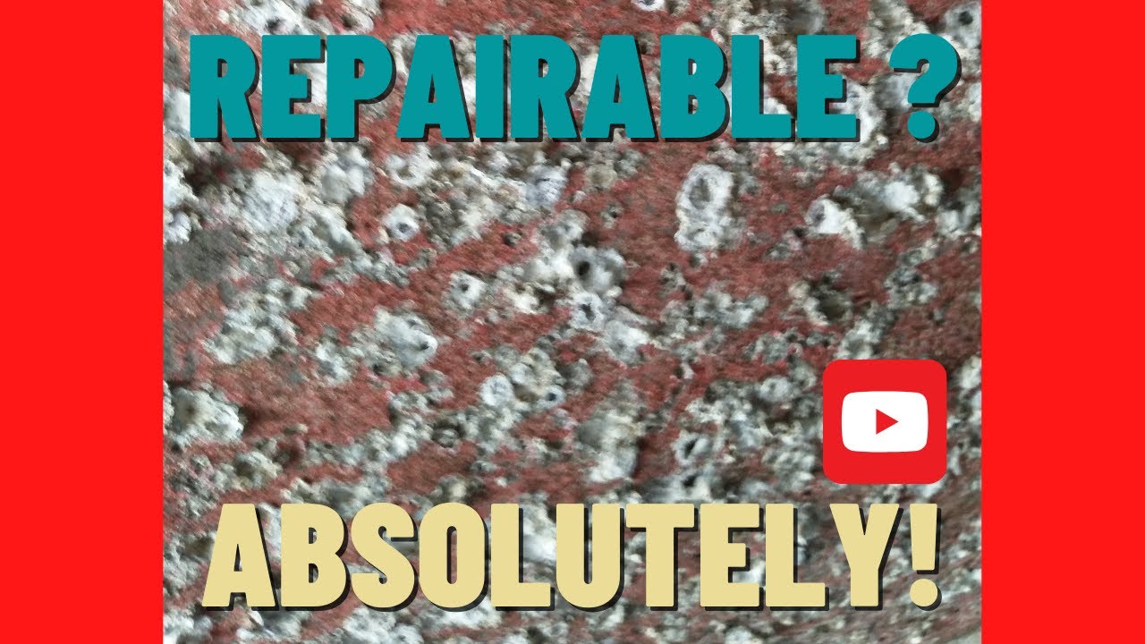 Repairing Pitted Pontoons - Electrolysis Corrosion Fiberglass Repair