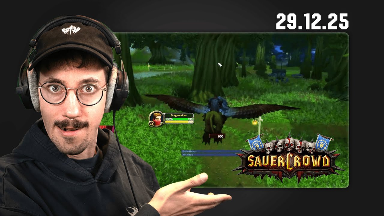 SAUERCROWD WOW HARDCORE LAN! (Tag 3) | Stream vom 29.12.25
