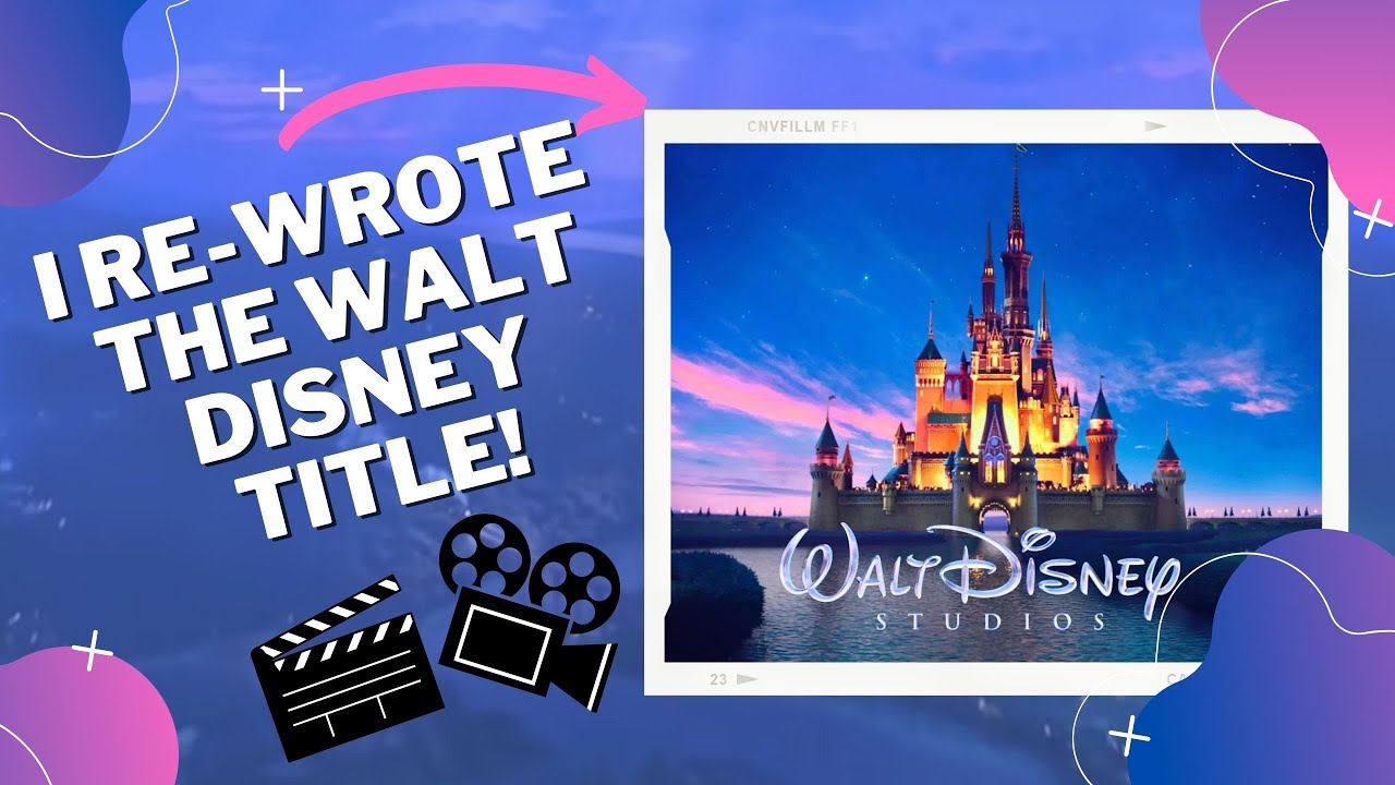 I re-wrote the Walt Disney title!!! | Bailey Pickles