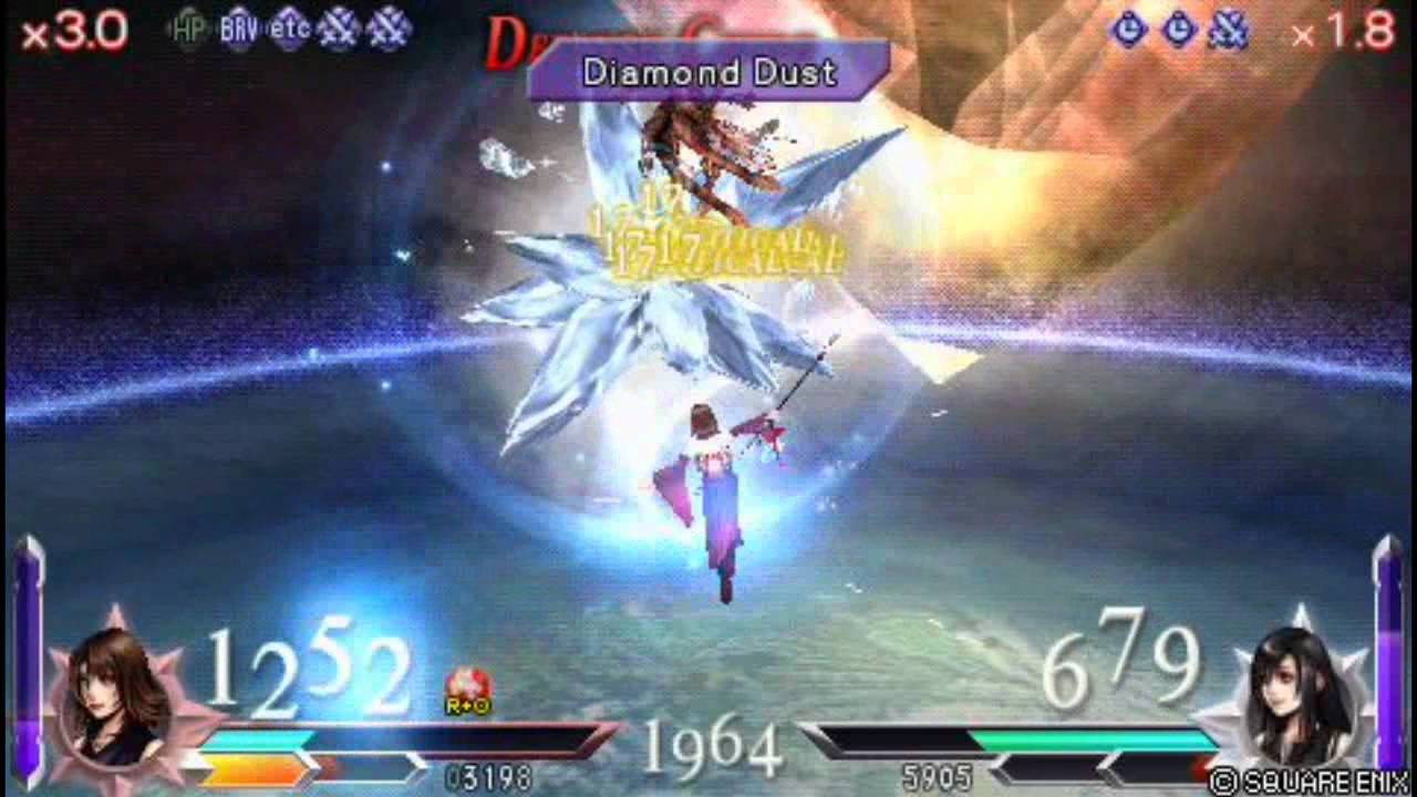 [Dissidia 012 online] Yuna (Kayarine) vs Tifa (Kuroraikiri)