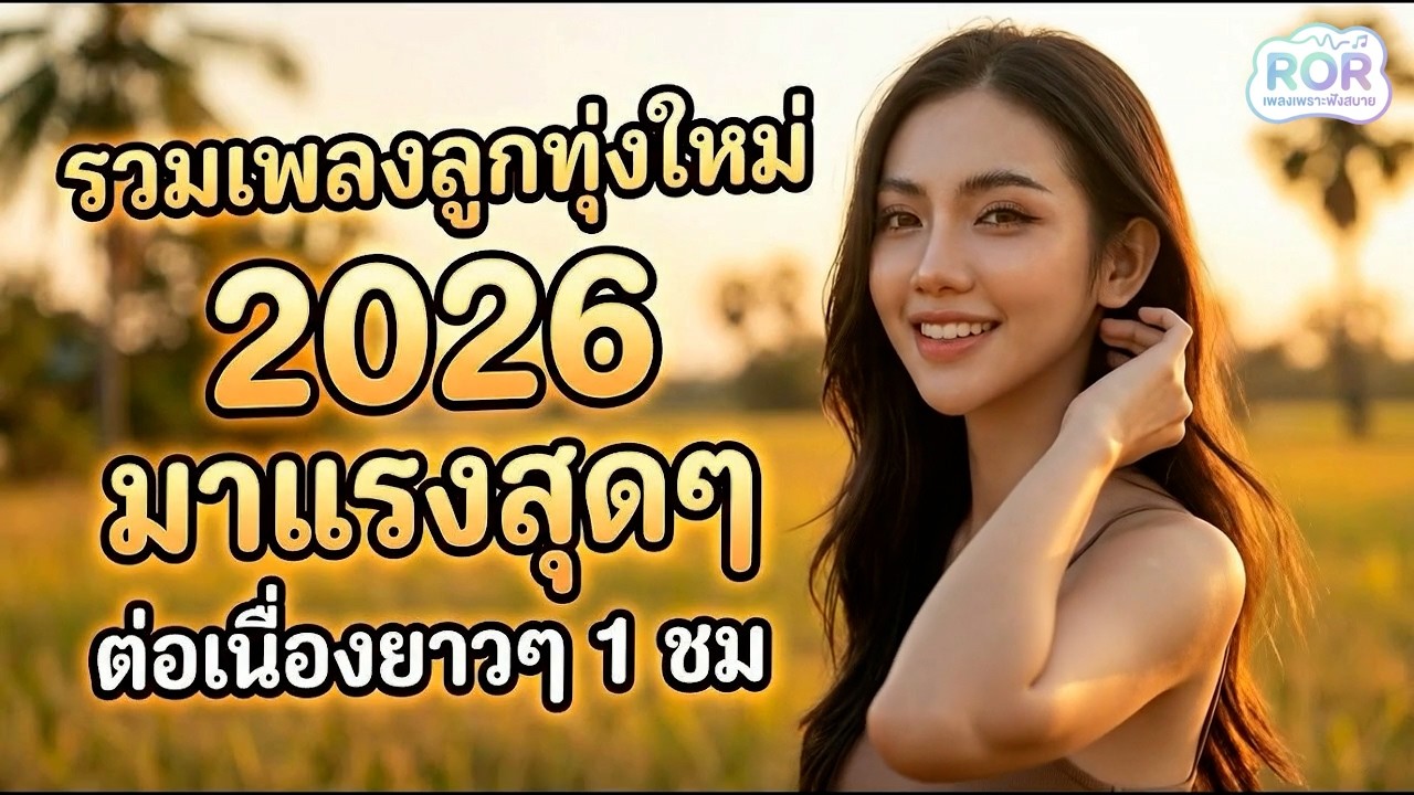 รวมเพลงลูกทุ่งมาแรง 2026 🔥 ใหม่ล่าสุด เพราะโดนใจ