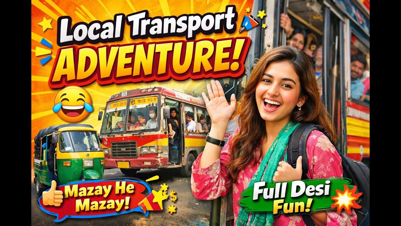 Public Transport in Pakistan | Desi Fun & Real Life Moments