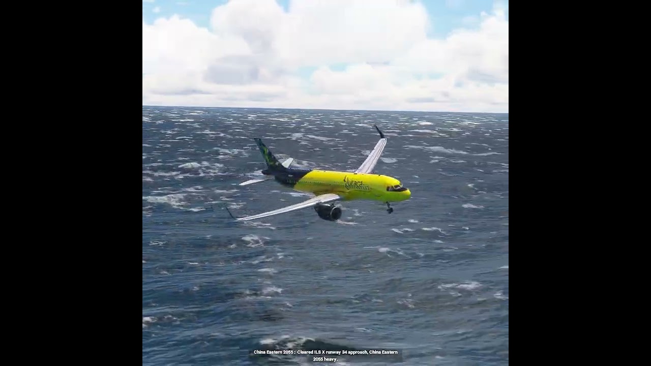 Airplane Emergency Landing at Airport Eps 556