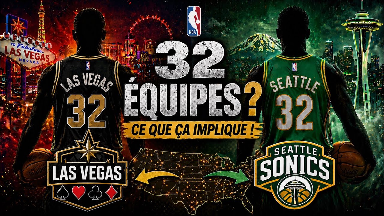 🎰LAS VEGAS ET SEATTLE BIENTÔT EN NBA ?🎰 (ce qu'implique une expansion à 32 équipes)