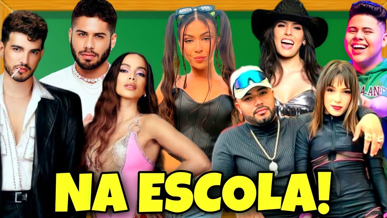 MC PIPOKINHA, ANA CASTELA, HYTALO SANTOS, KAMYLINHA, JÃO, ANITTA, ROGERINHO E ZÉ FELIPE NA ESCOLA!
