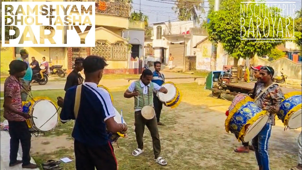 RAMSHYAM DHOL TASHA PARTY💖💥||SANTIPUR GOPAL PUJA 2026🙏❤️||NISCHINTAPUR BAROYARI 