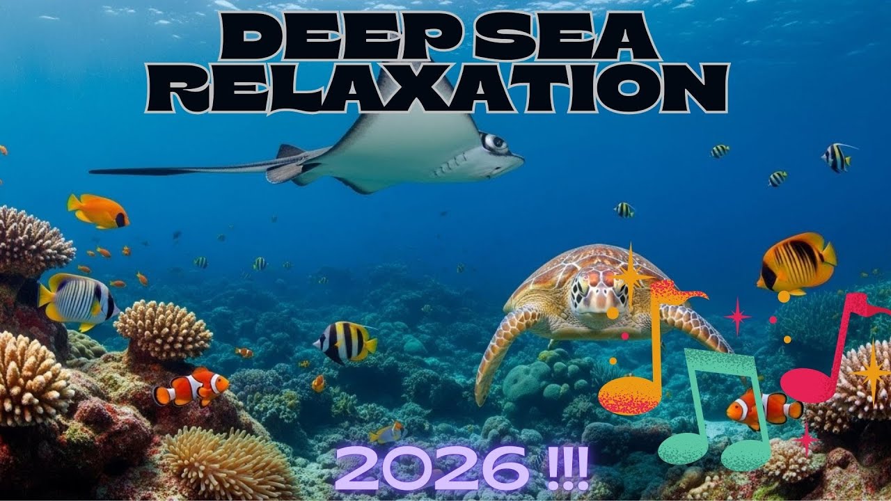Underwater Ocean Ambience 🌊 Deep Sea Relaxation & Calming Music