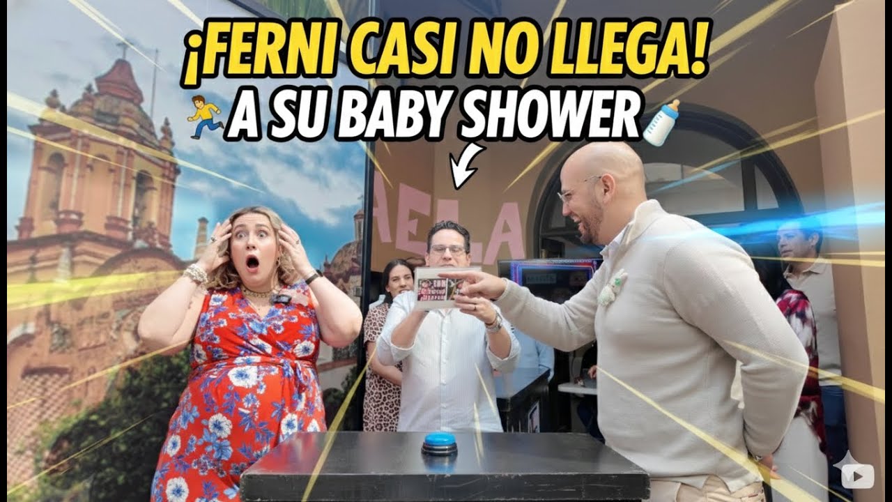 Ferni casi no llega... 🛑 Lo que no vieron de su Baby Shower 🍼👶🏻🐣💖