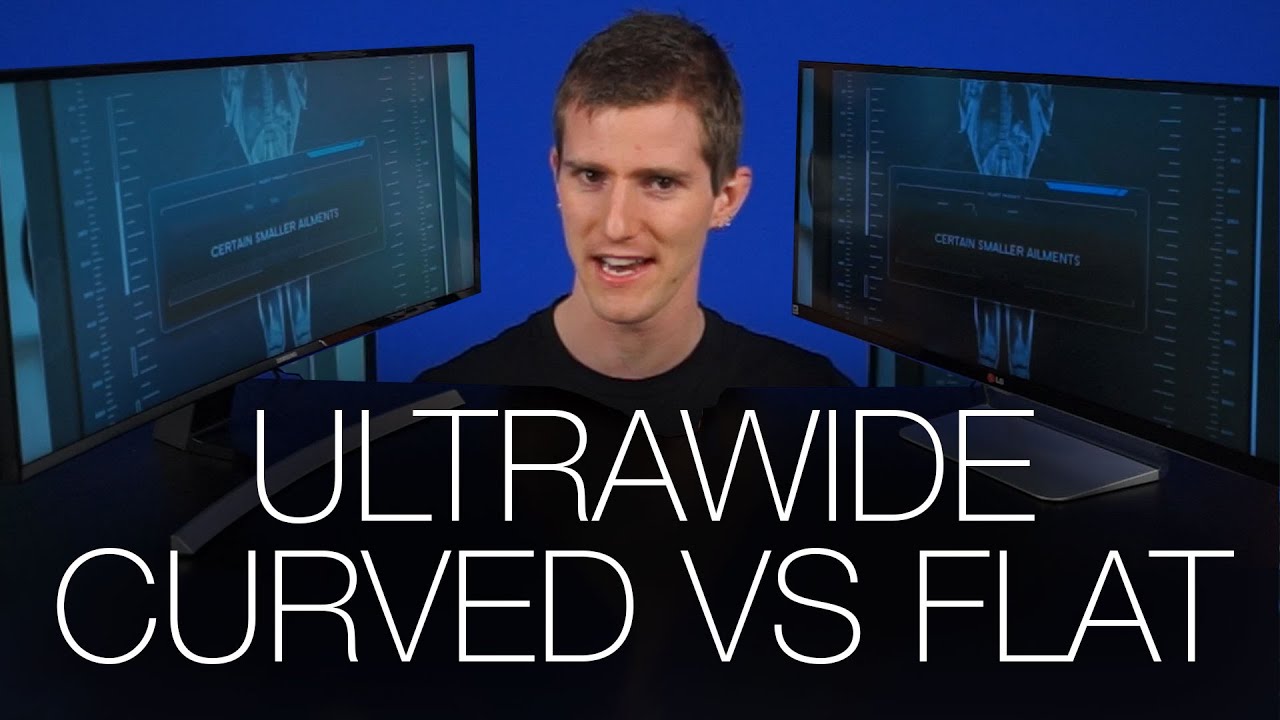 Curved vs Flat Monitors ft Samsung S34E790C + LG 34UM95