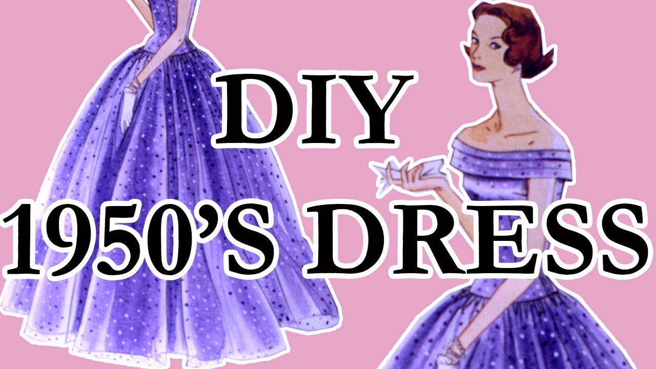 1950's Vintage Dress VOGUE V1094 DIY