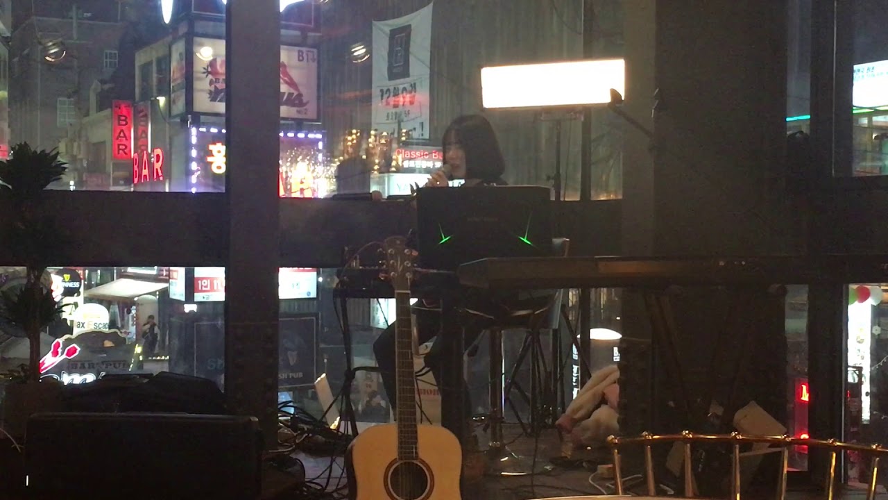 홍대 쏭카페 라이브공연 ADELE-SOMEONE LIKE YOU
