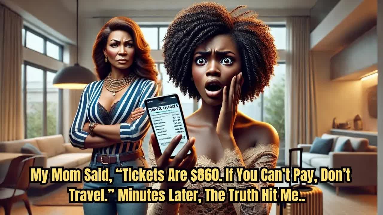 My Mom Said, “Tickets Are $860  If You Can’t Pay, Don’t Travel ” Minutes Later, The Truth Hit Me