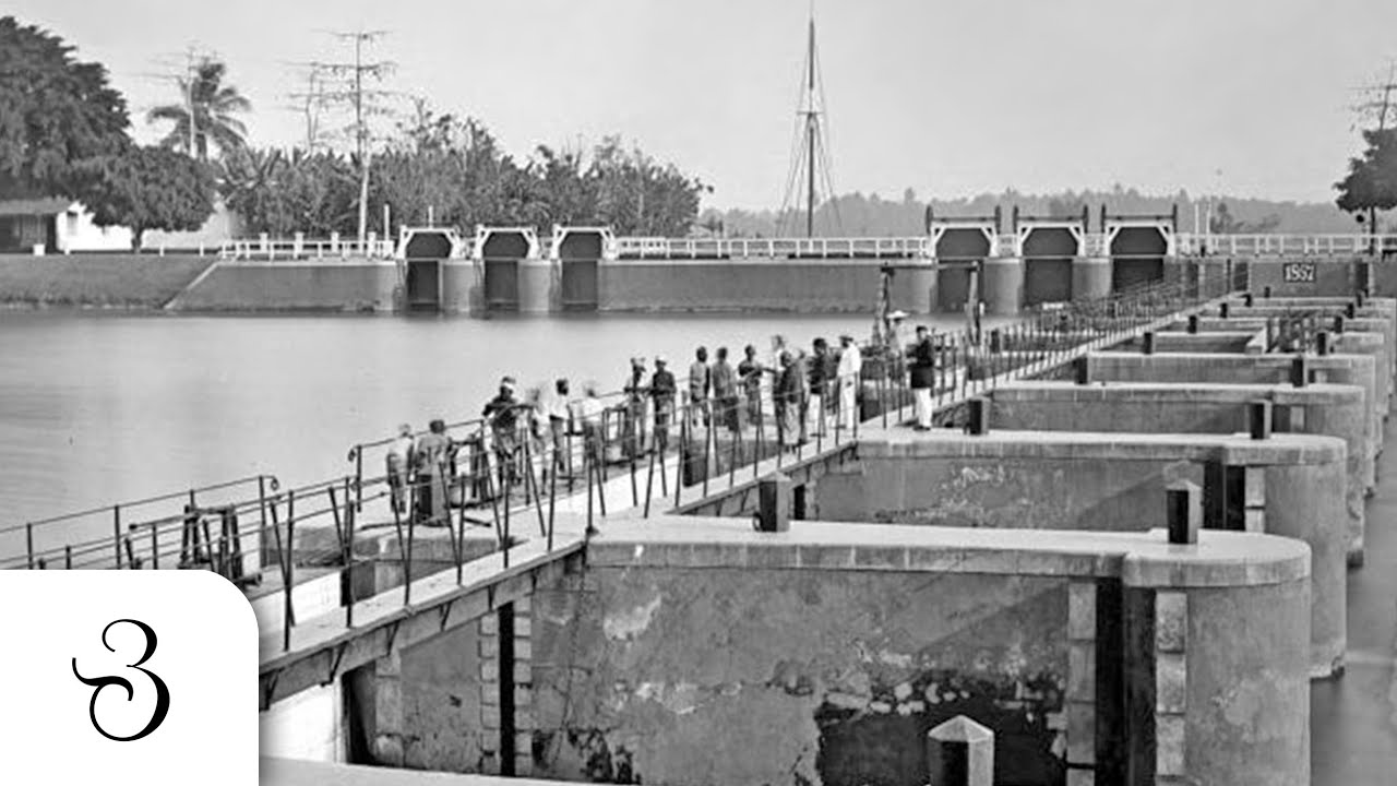 Video Asli Rolak Songo Mojokerto tahun 1923 - Renovasi Bendung Lengkong Sungai Brantas [ID SUB]