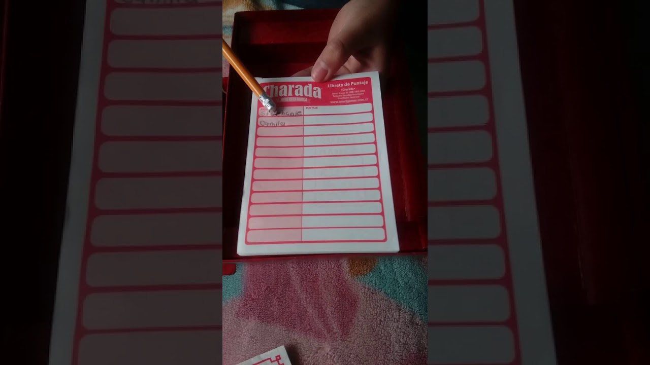 Instrucciones para jugar charadas