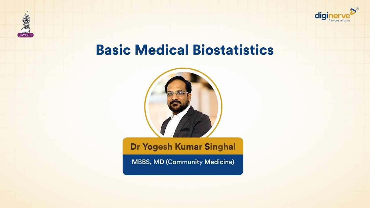 Basic Biomedical Statistics | Community Medicine Revision | Dr Yogesh K Singhal | DigiNerve