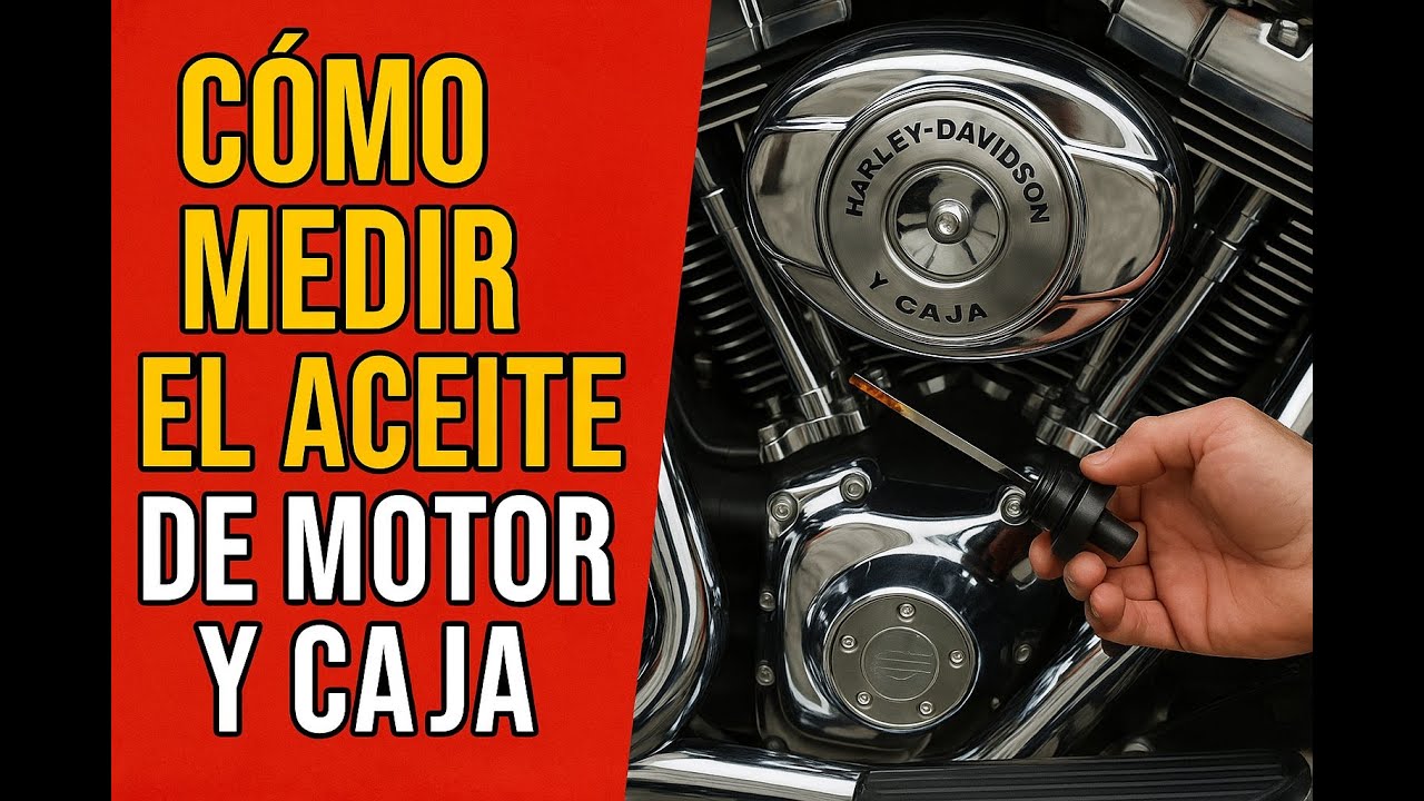 Como medir de manera correcta el aceite de motor y caja de motores twin cam 88