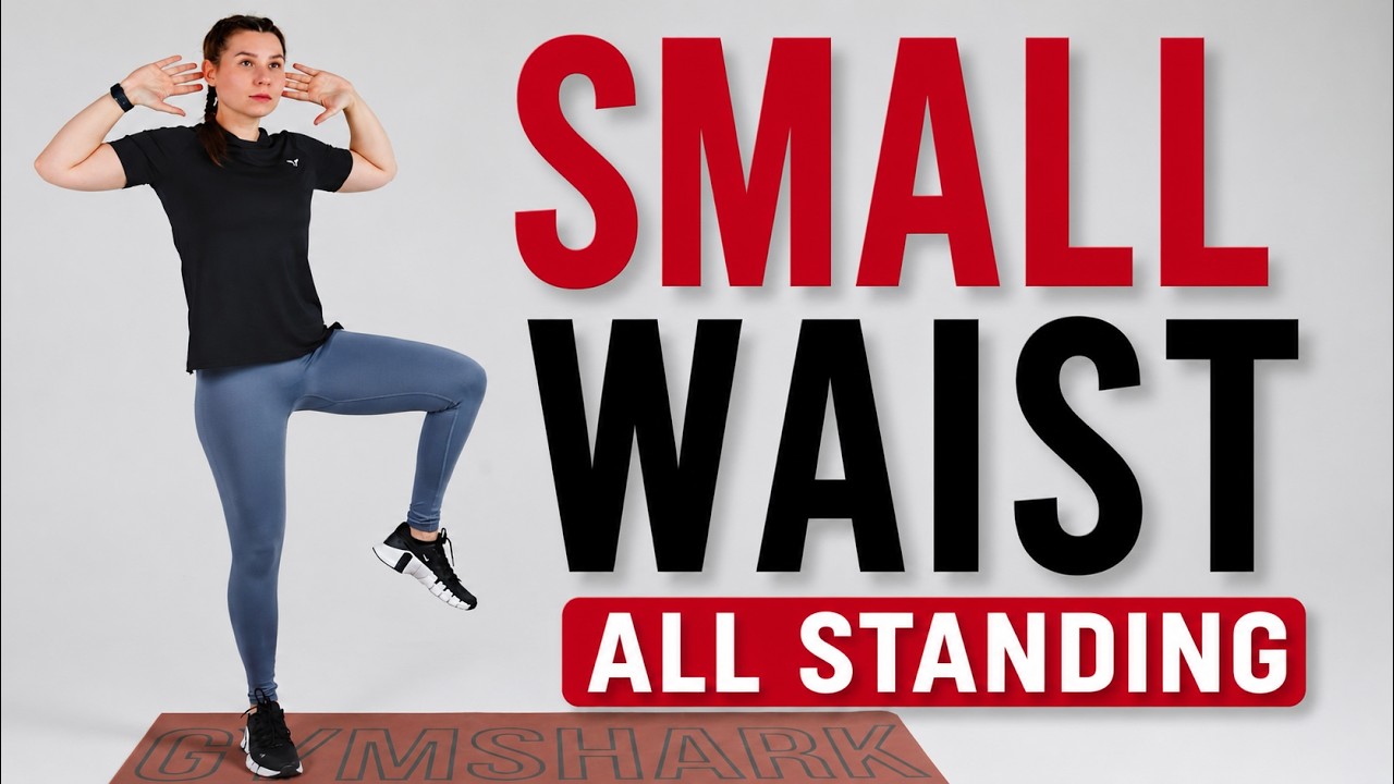 FLAT STOMACH FAST / Belly Fat Burn / 20 min Standing ABS Workout / No Jumping /No Squats / No Lunges