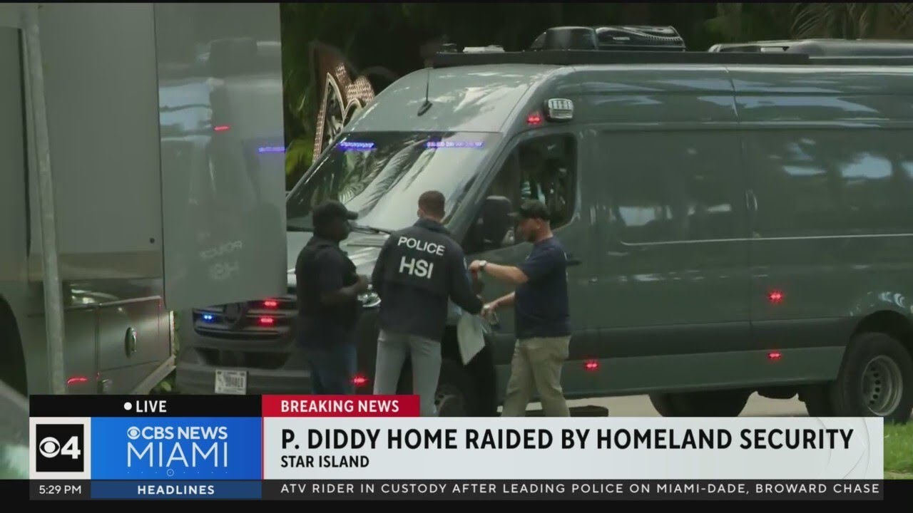 P. Diddy's Star Island home raided by Homeland Security