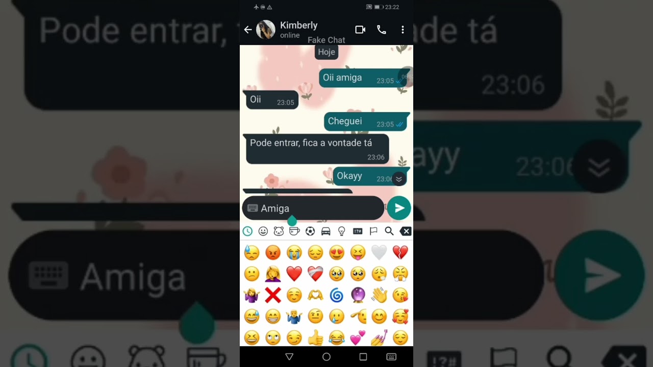 Minha mãe me odeia😓 Fake chat -Parte 2-