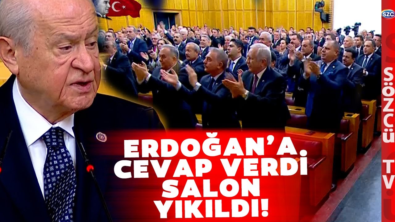 Devlet Bahçeli Erdoğan'a 50+1 Cevabı Verdi MHP'lileri Ayağa Kaldırdı! Alkış Tufanı Koptu